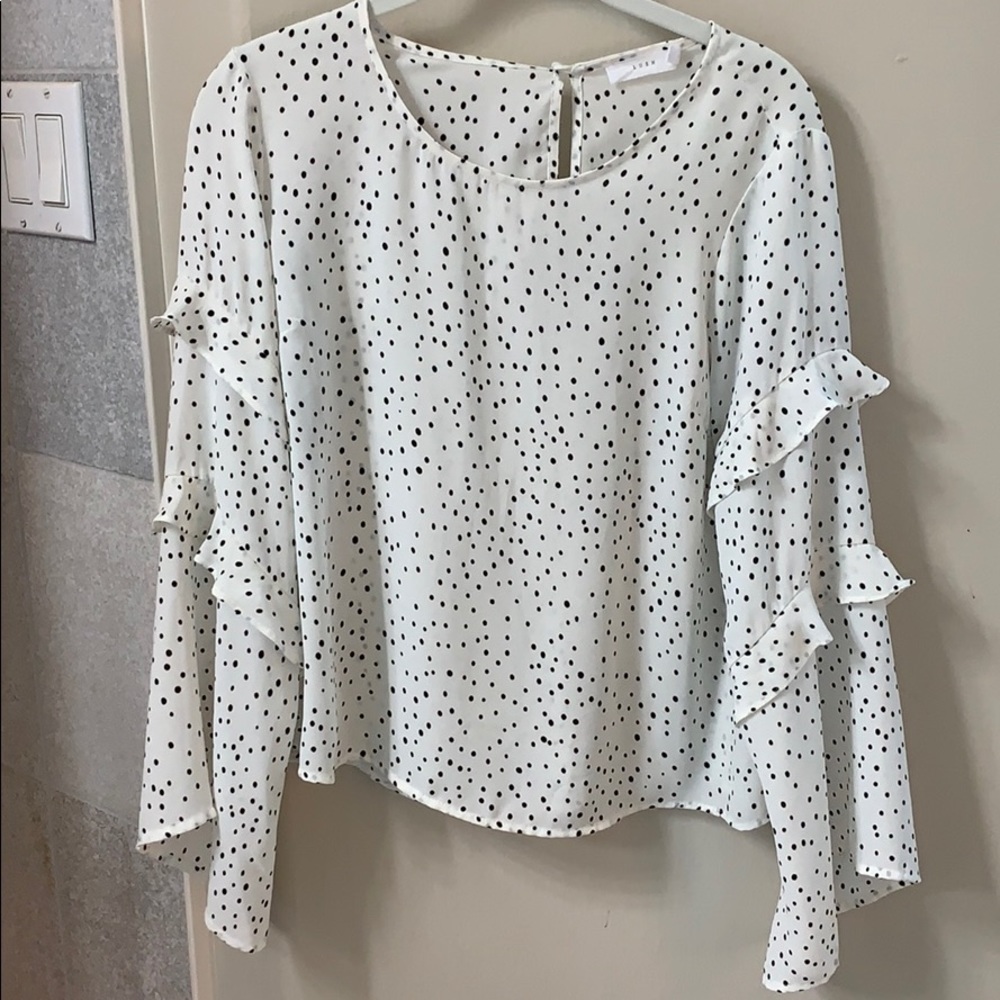 Lush polka dot blouse